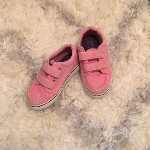 Pink Toddler Sperry shoes